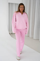 Straight Leg Hose | Pink